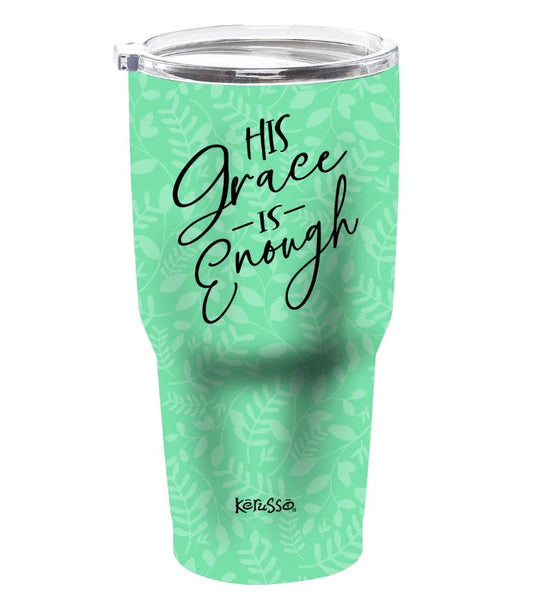 His Grace is Enough Stainless Steel Tumbler - Re-vived