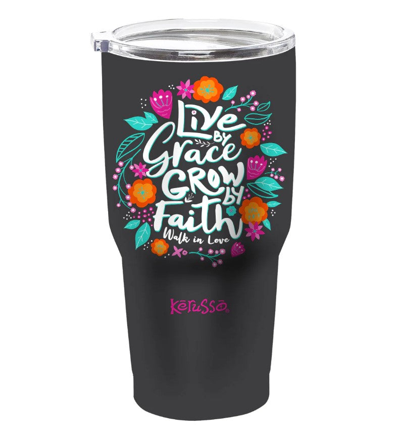 Live and Grow Stainless Steel Tumbler - Re-vived