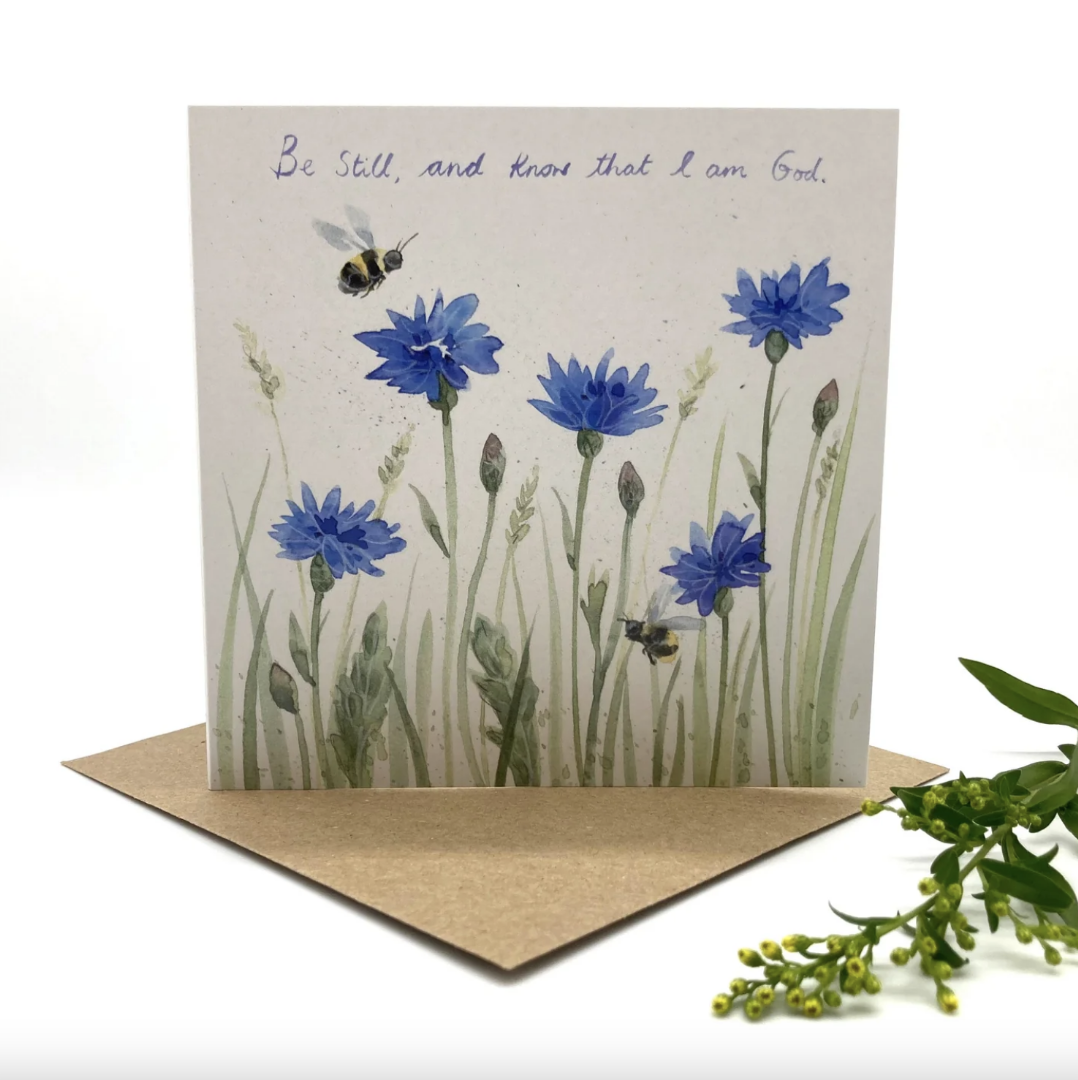 Cornflower Meadow Notecard - Re-vived
