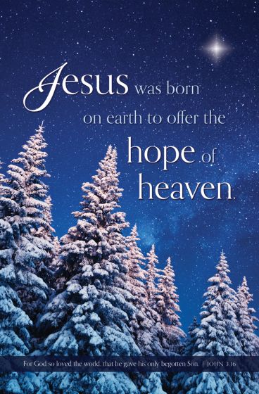 Hope of Heaven Christmas Bulletin (Pack of 100) - Re-vived