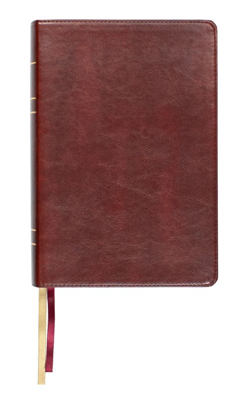 LSB Large Print Bible, Reddish-Brown, Indexed - Re-vived