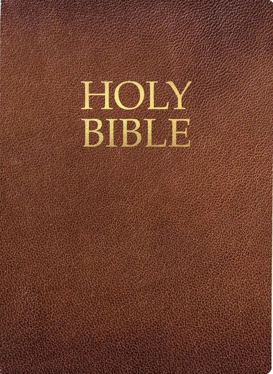 KJVER Holy Bible, Large Print, Acorn Bonded Leather - Re-vived