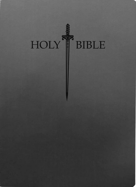KJVER Sword Holy Bible, Large Print, Black, Indexed - Re-vived