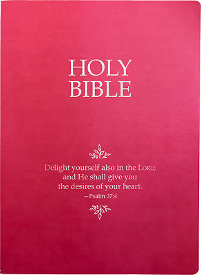 KJVER Holy Bible, Delight Yourself In The Lord Life Verse - Re-vived