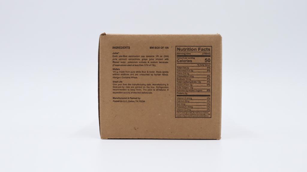 The Miracle Meal Pre-filled Communion Box of 100 - Re-vived