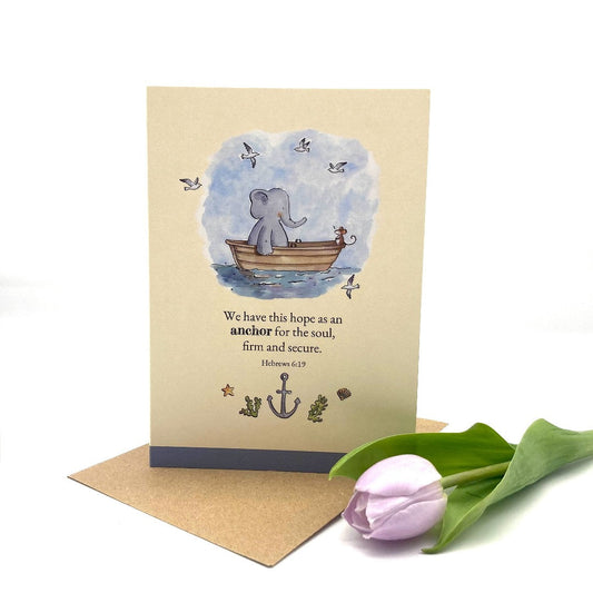 Anchor Elephant Card - Re-vived