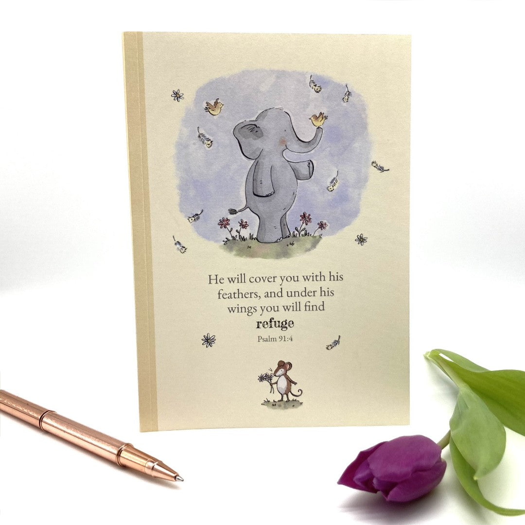 Refuge Elephant A6 Notebook - Re-vived