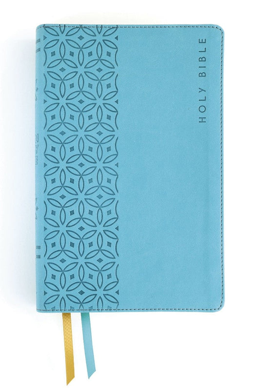 NKJV, Teen Study Bible, Leathersoft, Teal, Comfort Print - Re-vived