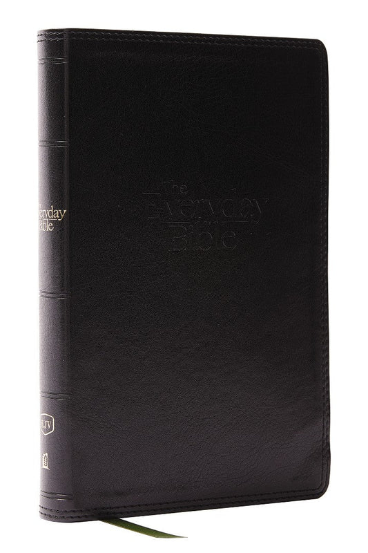 KJV, The Everyday Bible, Leathersoft, Black, Red Letter - Re-vived