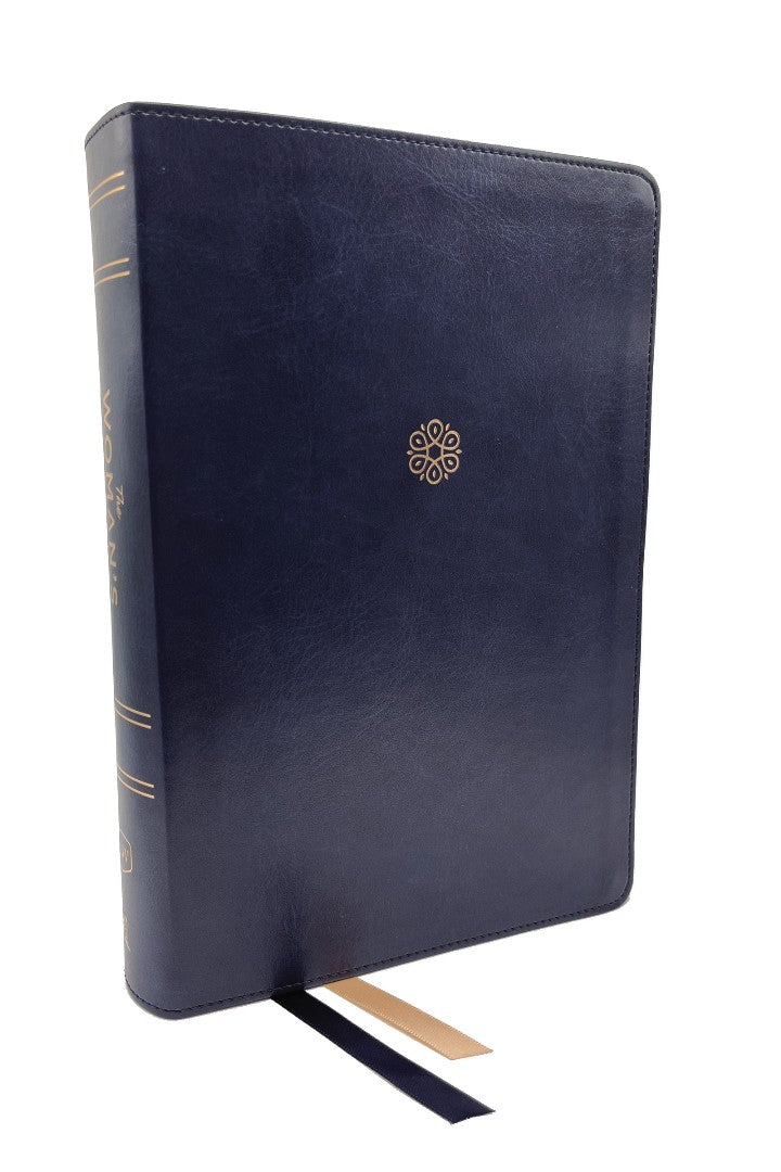 KJV, The Woman's Study Bible, Leathersoft, Blue, Red Letter - Re-vived