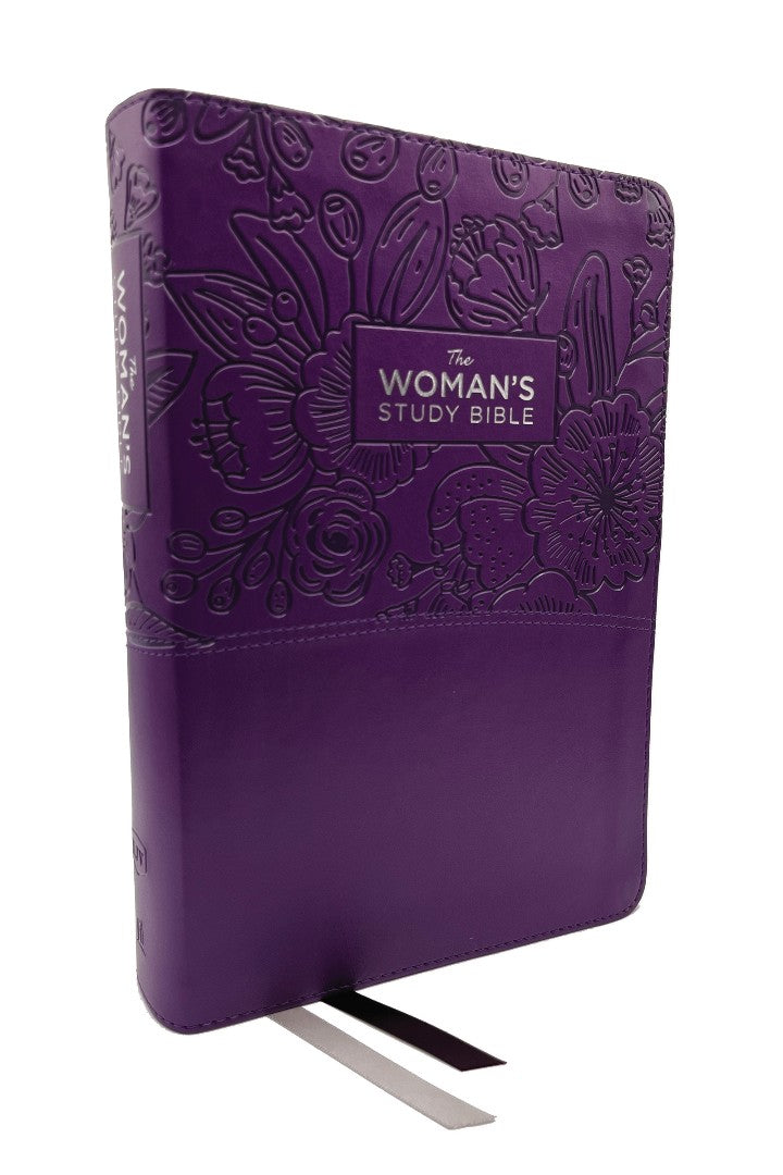KJV, The Woman's Study Bible, Leathersoft, Purple - Re-vived