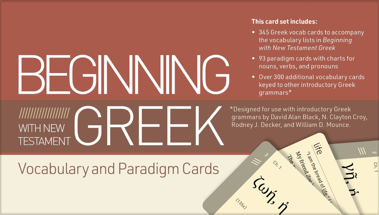 Beginning with New Testament Greek Vocabulary and Paradigm - Re-vived