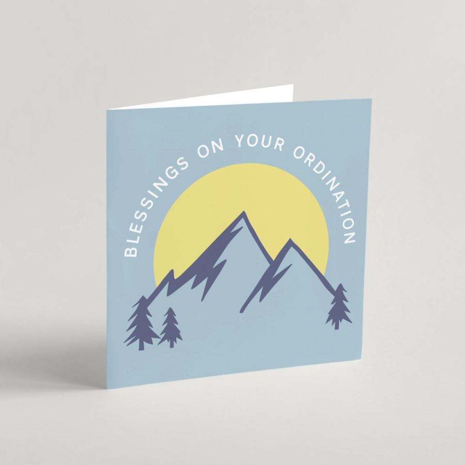 Blessings on Your Ordination Greeting Card and Envelope - Re-vived