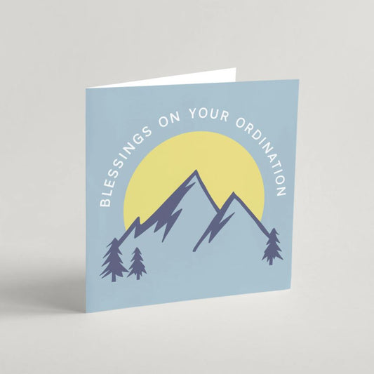 Blessings on Your Ordination Greeting Card and Envelope - Re-vived