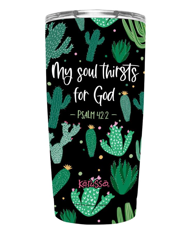 Cactus 20 Oz Stainless Steel Tumbler - Re-vived