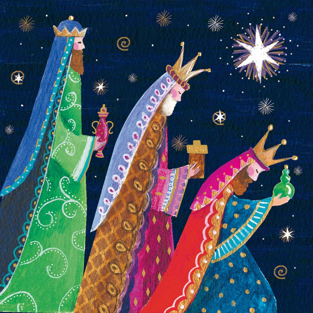 Three Kings Christmas Cards (Pack Of 10) - Re-vived