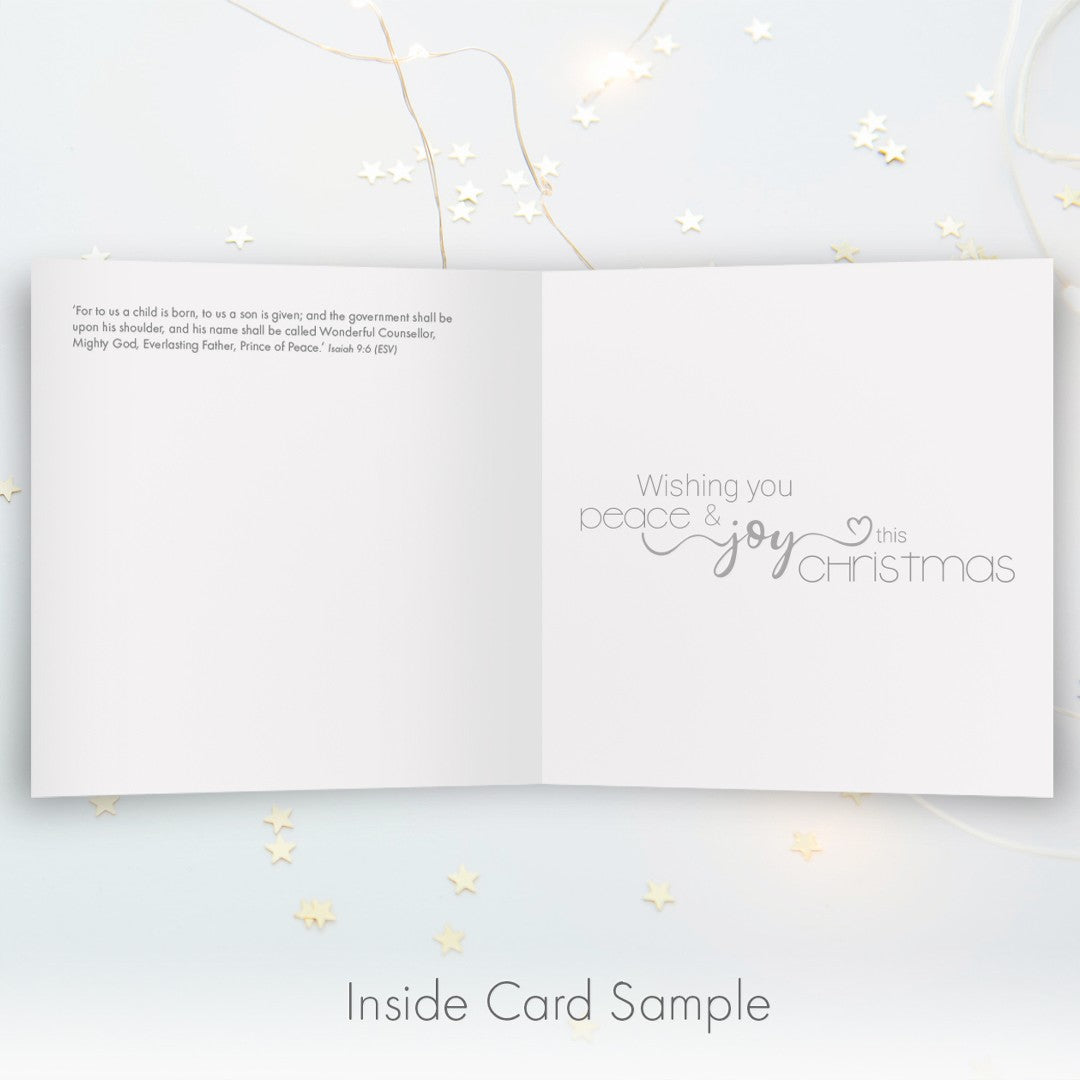 Christmas Joy Christmas Cards (Pack Of 10) - Re-vived