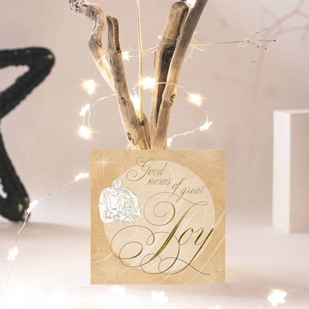 Compassion Charity Christmas Cards: Great Joy (Pack Of 10) - Re-vived