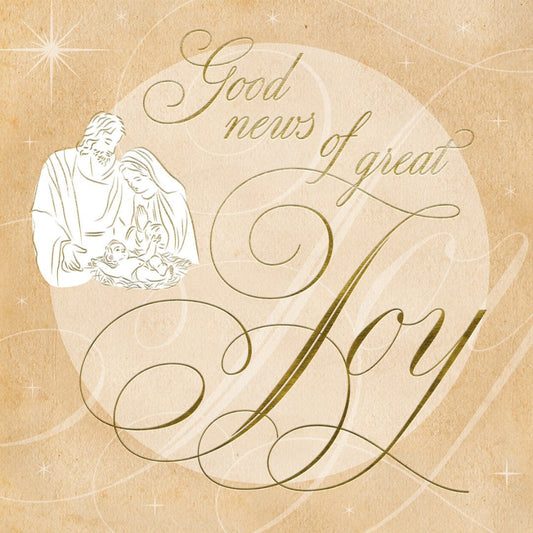 Compassion Charity Christmas Cards: Great Joy (Pack Of 10) - Re-vived