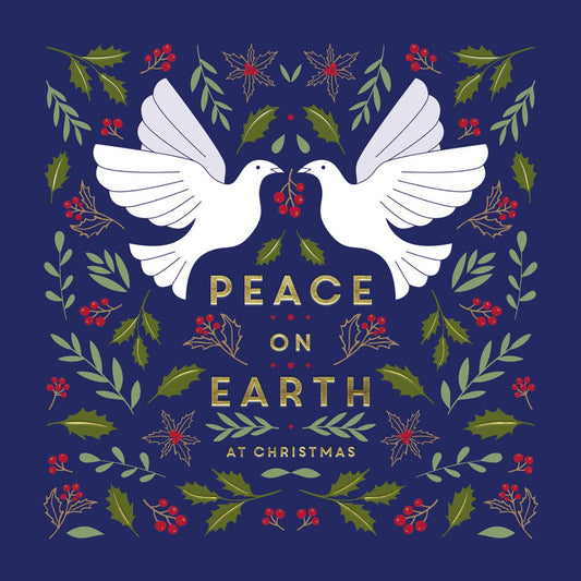Compassion Charity Christmas Cards: Peace Doves (Pack Of 10) - Re-vived