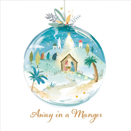 Compassion Charity Christmas Cards: Away In A Manger (10pk) - Re-vived