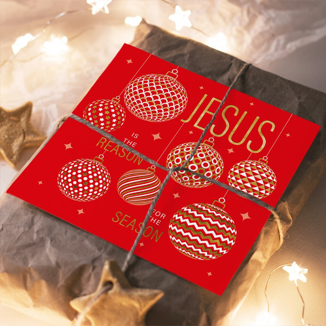 Compassion Charity Christmas Cards: Jesus/Reason (Pack of 10) - Re-vived