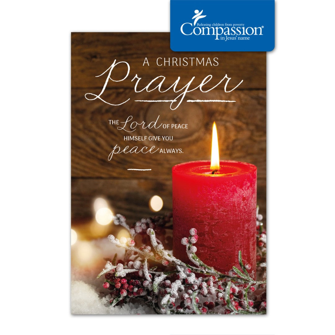 Compassion Charity Christmas Cards: Christmas Prayer (10pk) - Re-vived