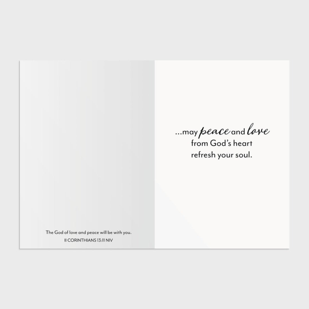 Christmas Boxed Cards: Snowy Scenes - Peace And Love - 2 Designs - Re-vived