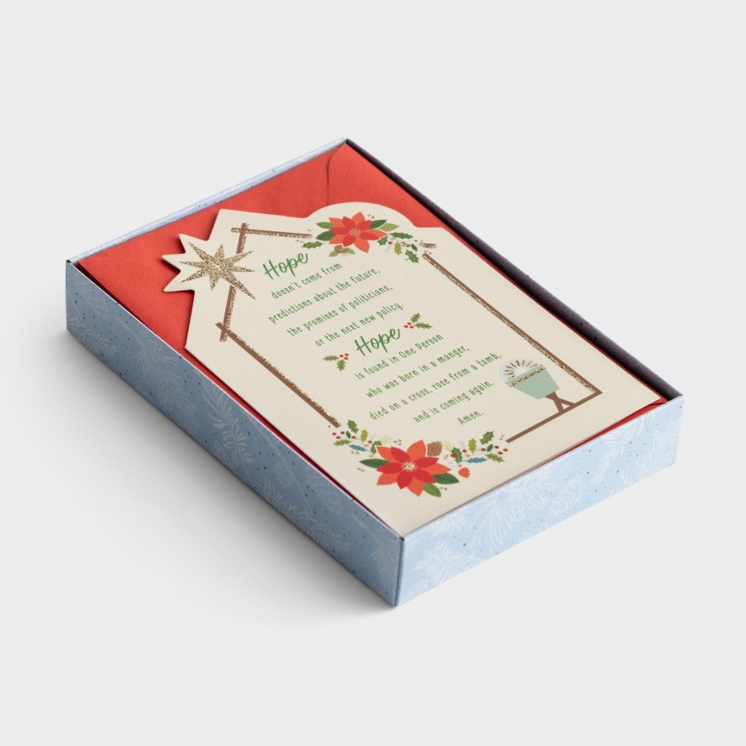 Christmas Boxed Cards: Hope In A Manger (Pack Of 18) - Re-vived