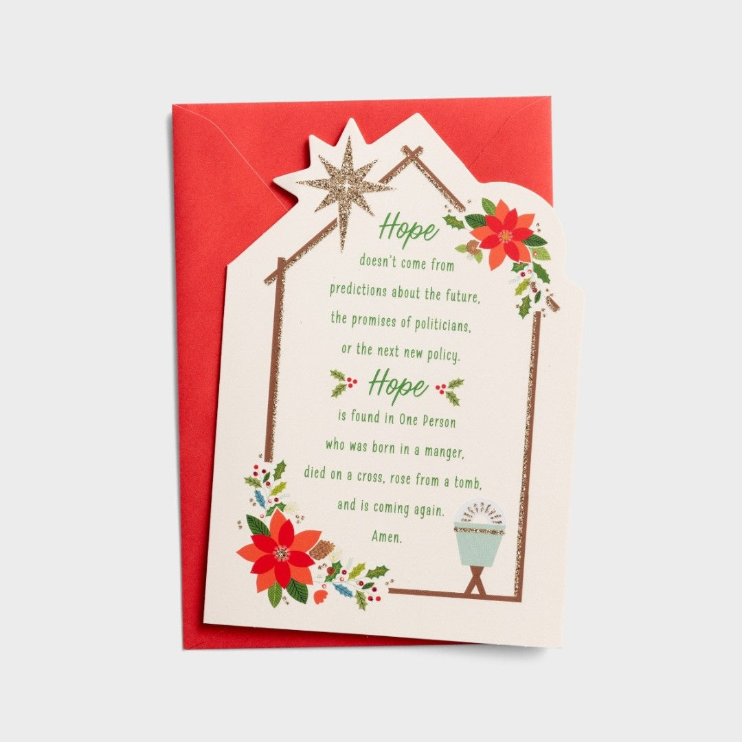 Christmas Boxed Cards: Hope In A Manger (Pack Of 18) - Re-vived