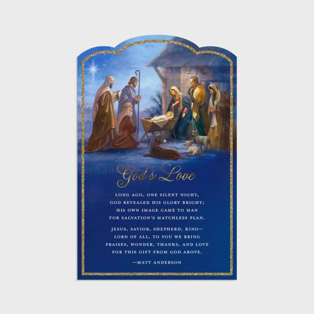 Christmas Boxed Cards: God's Love Nativity (Pack Of 18) - Re-vived