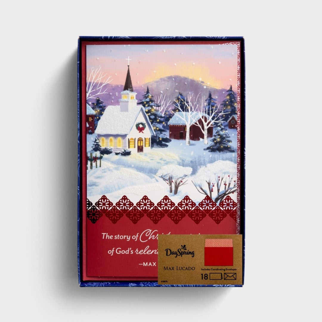 Christmas Boxed Cards: Max Lucado Christmas Village (Pack Of - Re-vived