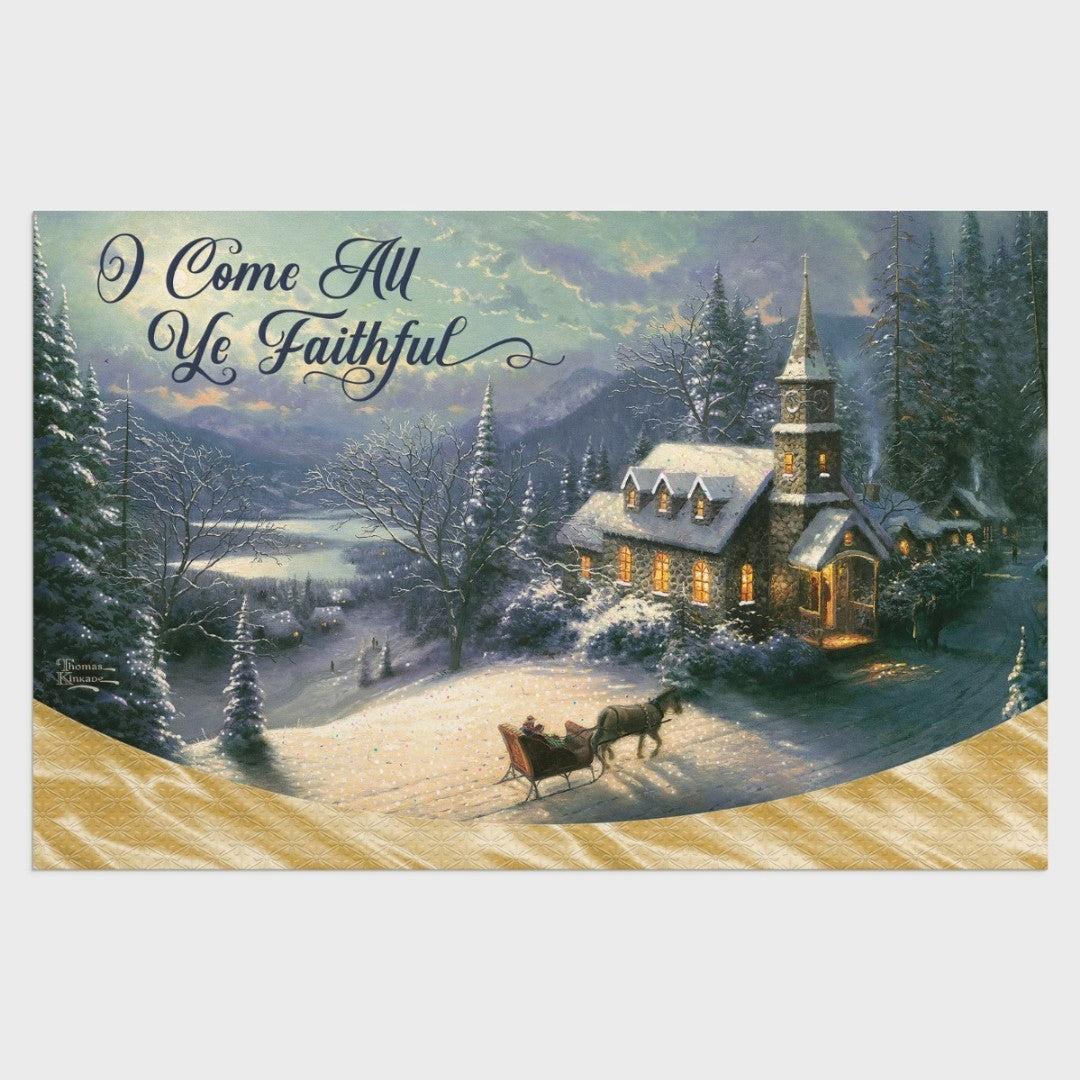 Christmas Boxed Cards: Thomas Kinkade - Oh Come All Ye Faith - Re-vived