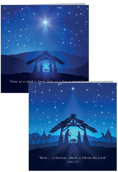 Blue Nativity Pack (16 pack) - Re-vived