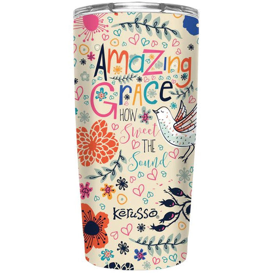 Amazing Grace 20 Oz Stainless Steel Tumbler - Re-vived