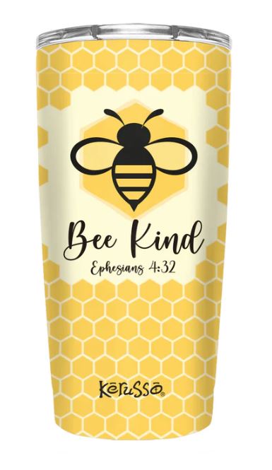 Bee Kind 20 Oz Stainless Steel Tumbler - Re-vived