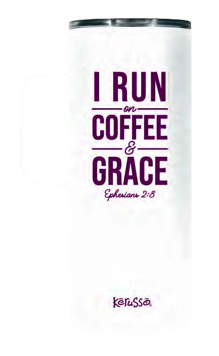 Run On Coffee 22 Oz Mug with Handle - Re-vived