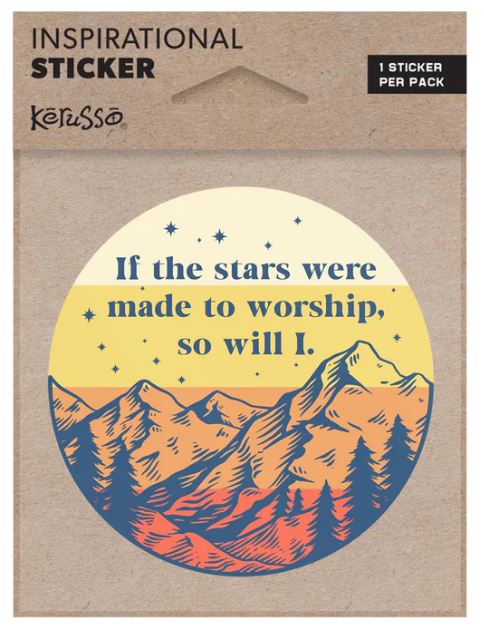 Stars Were Made To Worship Sticker - Re-vived