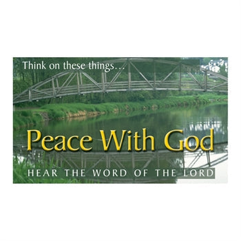 Scripture Leaflet Tracts - Peace With God - Re-vived