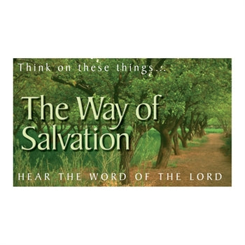 Scripture Leaflet Tracts - The Way Of Salvation - Re-vived