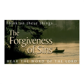 Scripture Leaflet Tracts - The Forgiveness Of Sins - Re-vived