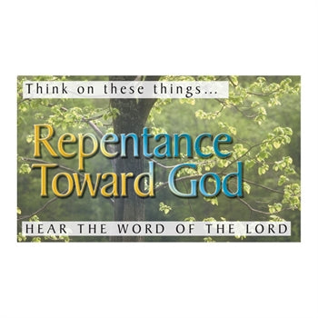 Scripture Leaflet Tracts - Repentance Toward God - Re-vived