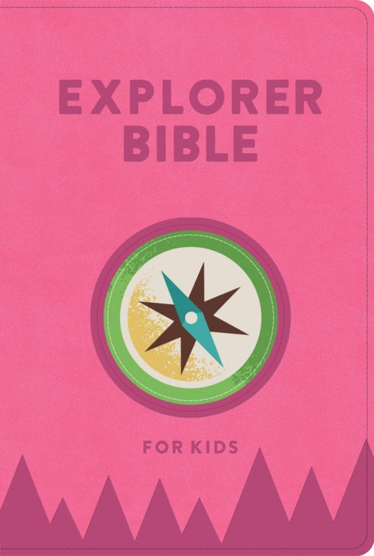 KJV Explorer Bible For Kids, Bubble Gum Leathertouch - Re-vived