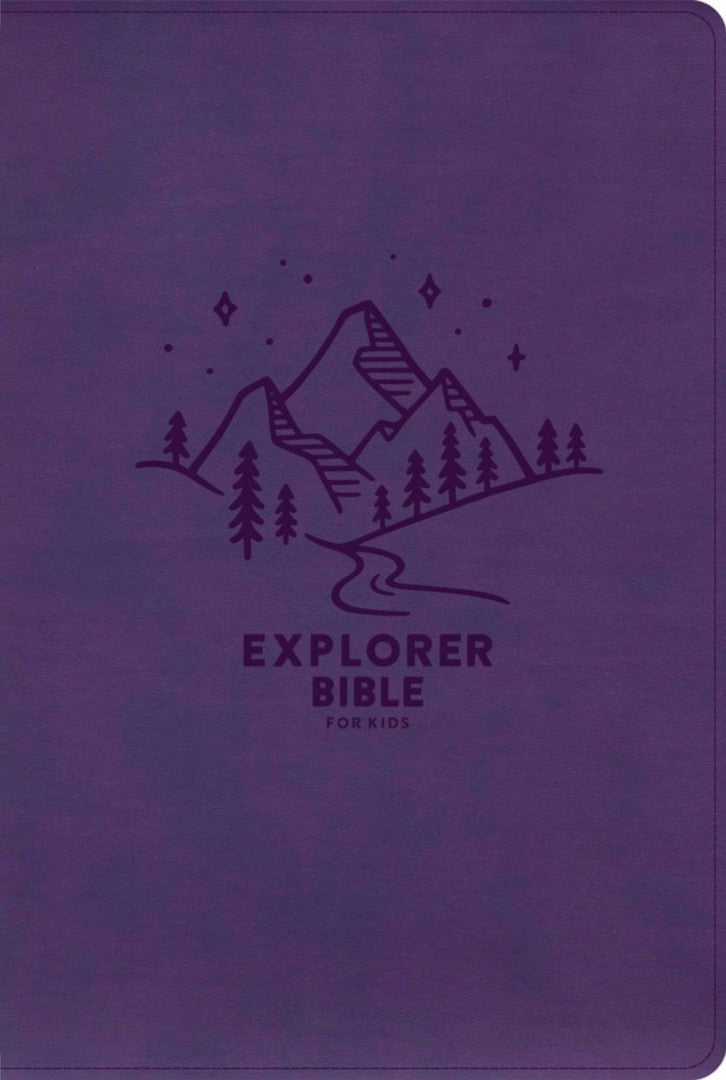 KJV Explorer Bible For Kids, Purple, Leathertouch - Re-vived