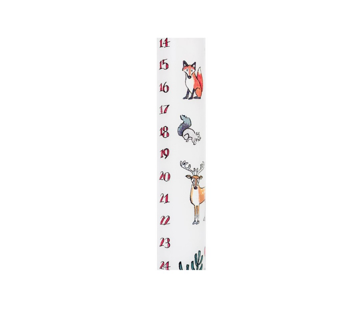 Winter Wildlife Advent Candle - Re-vived