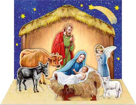 Mini Pop-up Nativity Matchbox - Re-vived