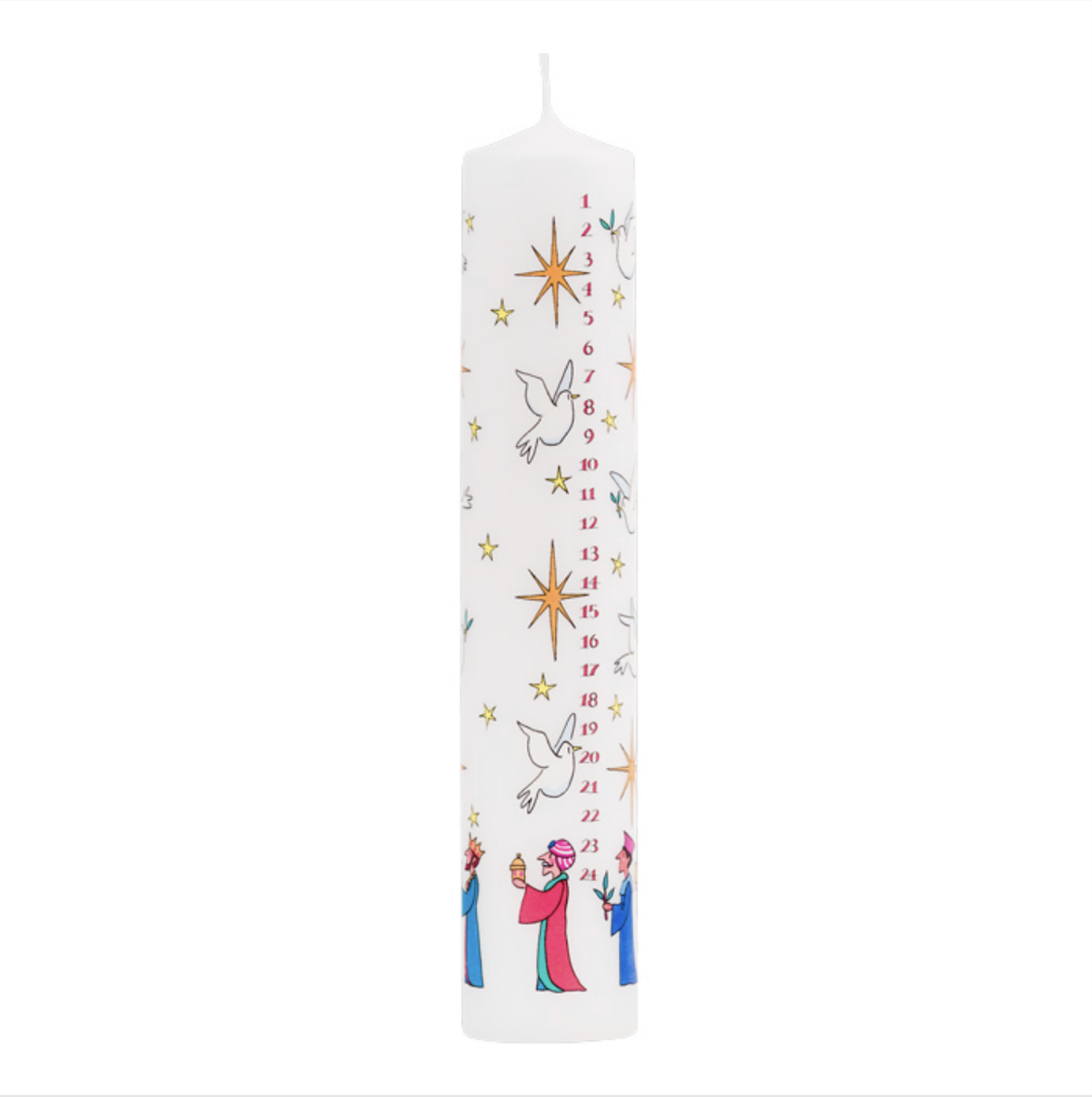 Wise Men Pillar Candle - Re-vived