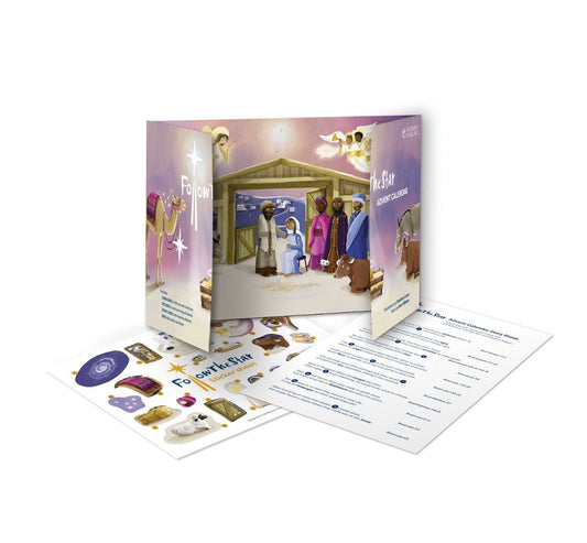 Follow The Star Advent Calendar (Pack Of 10) - Re-vived