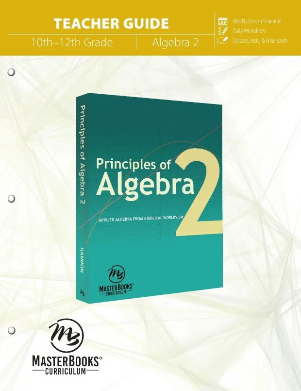 Principles Of Algebra 2 (Teacher Guide) - Re-vived