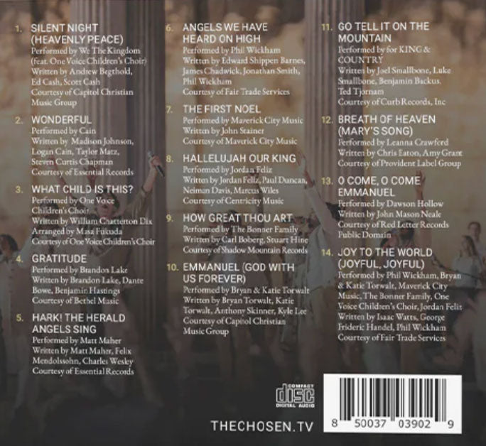 Christmas with The Chosen, Soundtrack CD - Re-vived